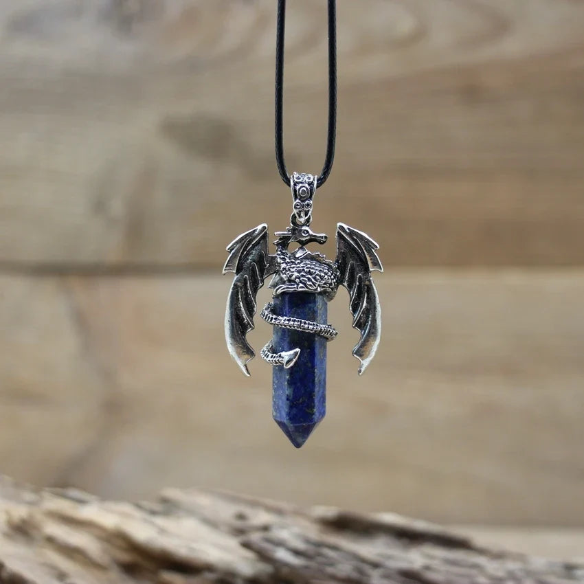 Dragon Crystal Pendant Necklace