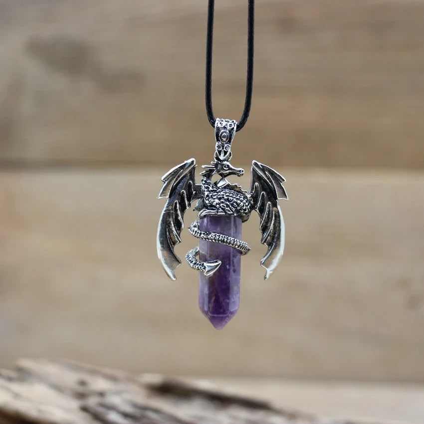 Dragon Crystal Pendant Necklace