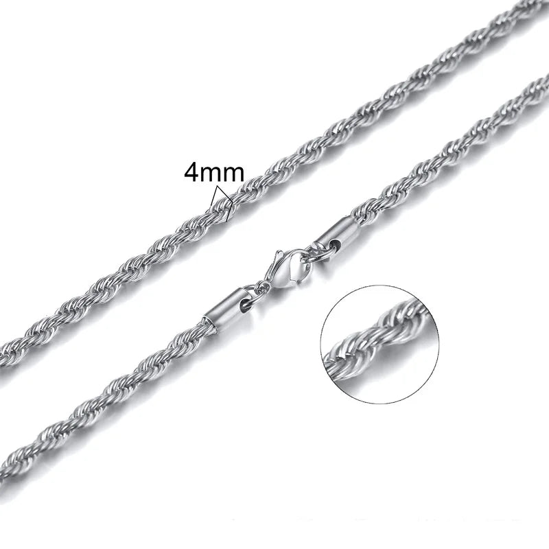 Figaro Chain Necklace Stainless Steel Link Gold Color Choker Necklace Layered Women Girls 14"  18" 20" 24"