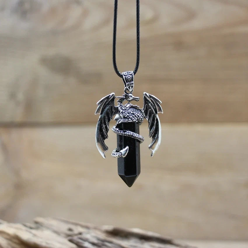 Dragon Crystal Pendant Necklace