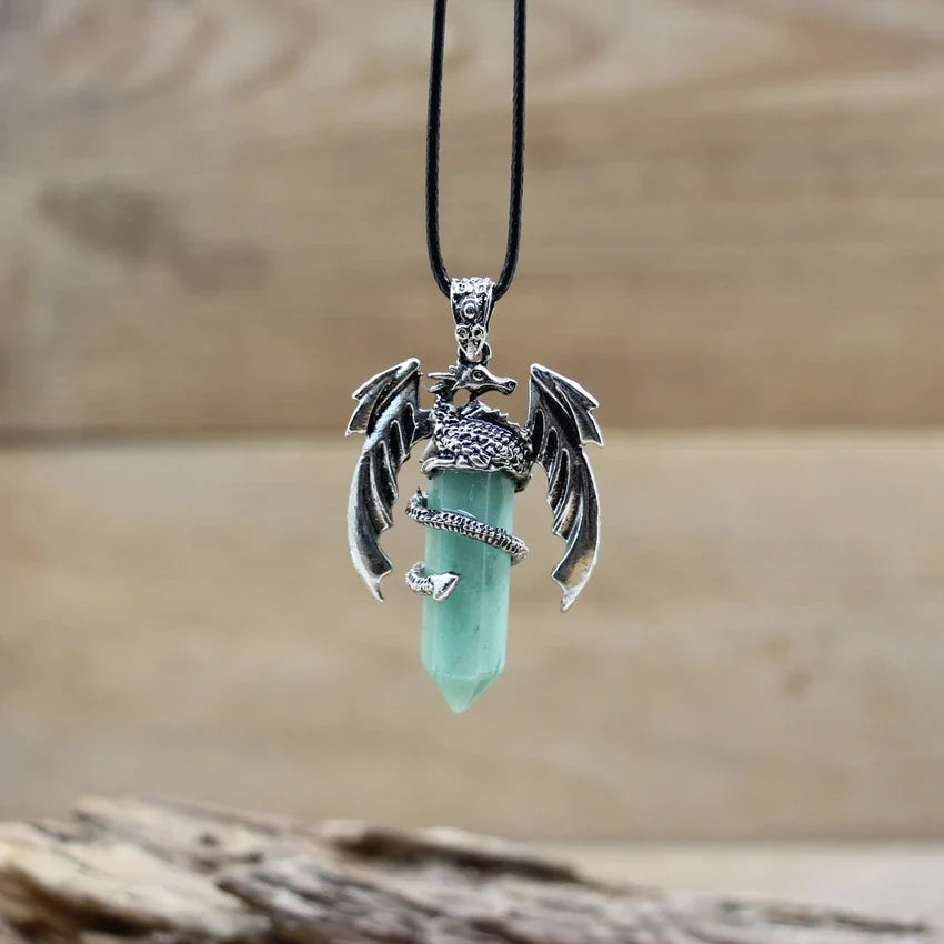 Dragon Crystal Pendant Necklace